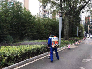 格兰云天酒店外环境消杀
